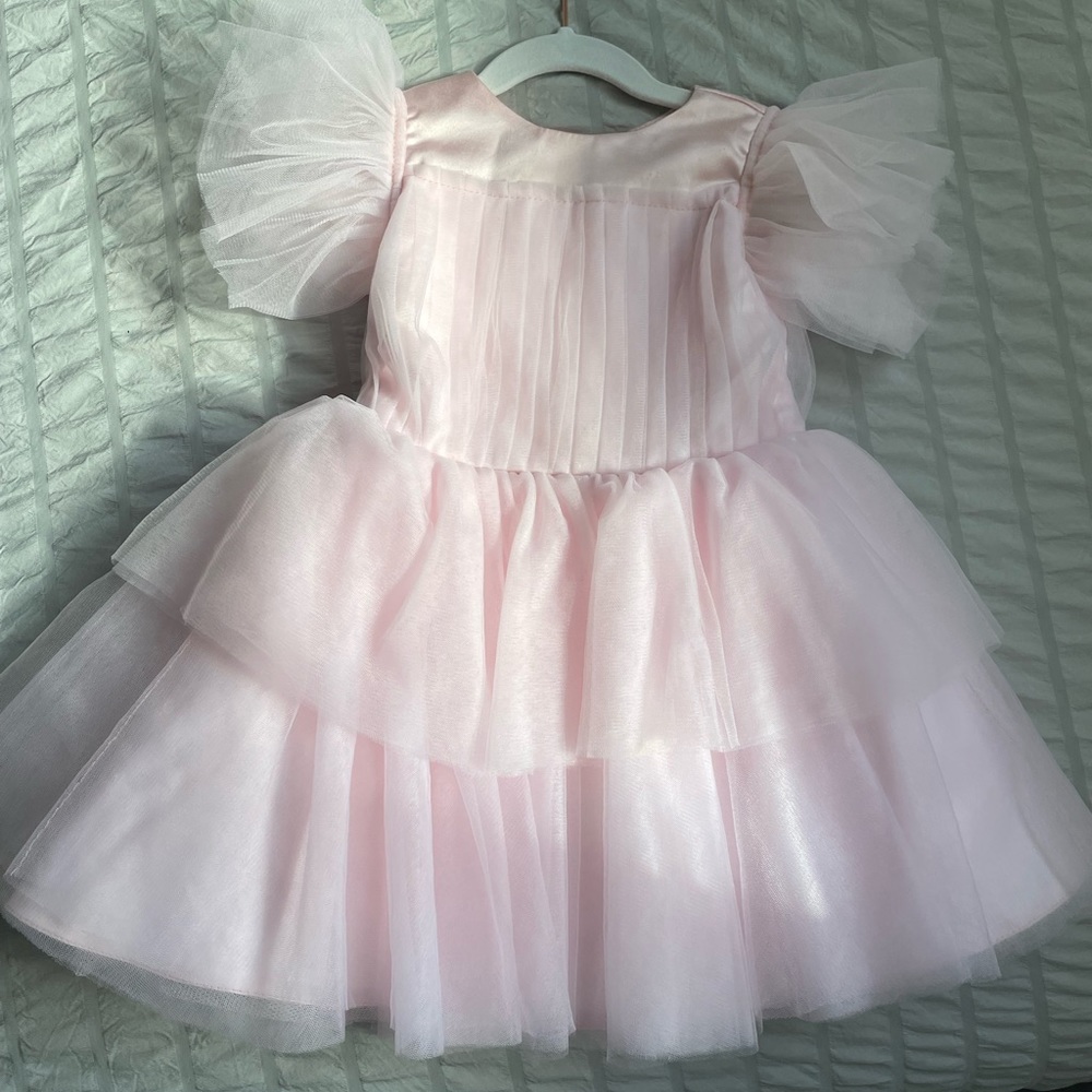 Custom made flower girl dress